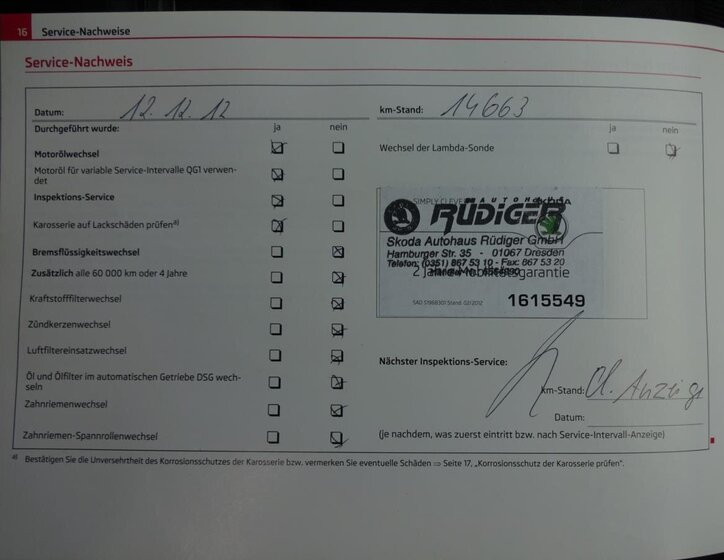 Škoda Octavia Kombi 1,8 l 112 kw