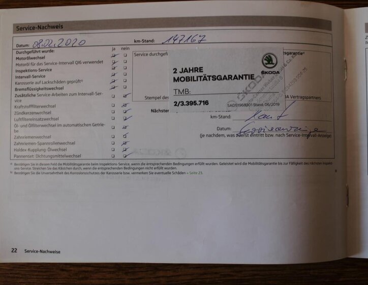 Škoda Octavia Kombi 2,0 l 147 kw