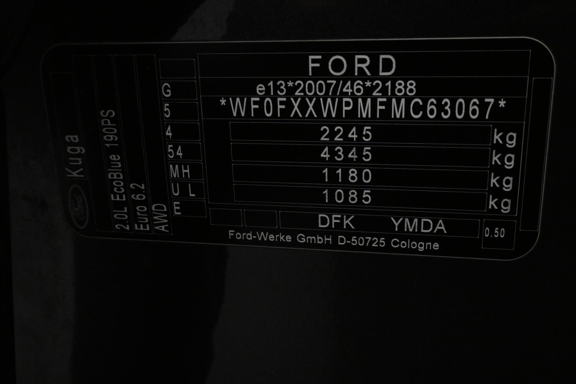 Ford Kuga SUV 2,0 l 140 kw