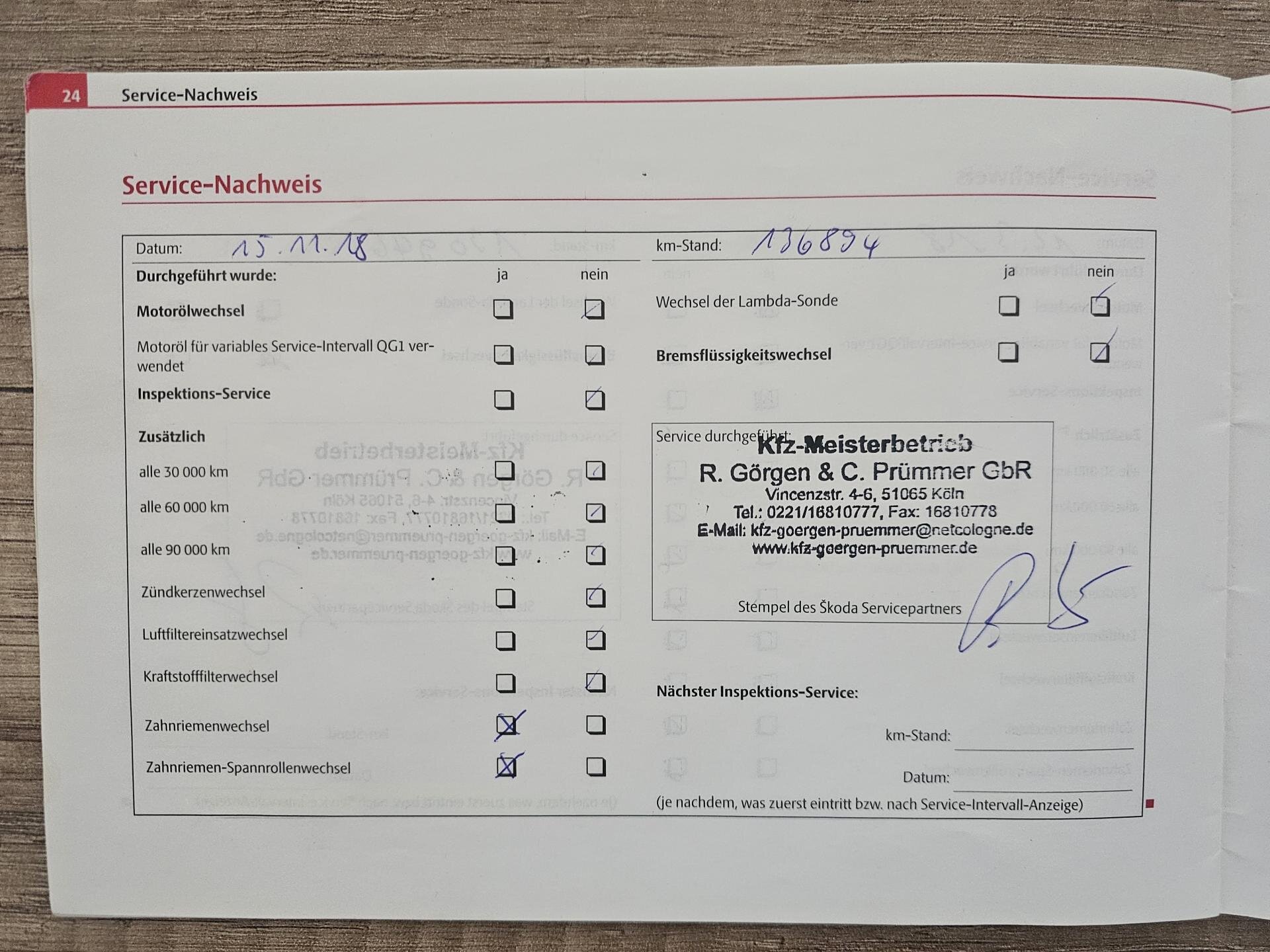 Škoda Octavia Kombi 2,0 l 103 kw