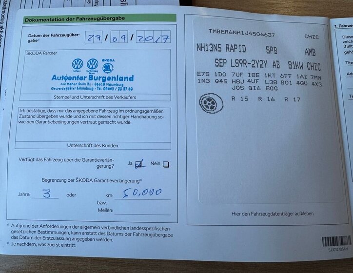 Škoda Rapid Hatchback 999,0 81 kw