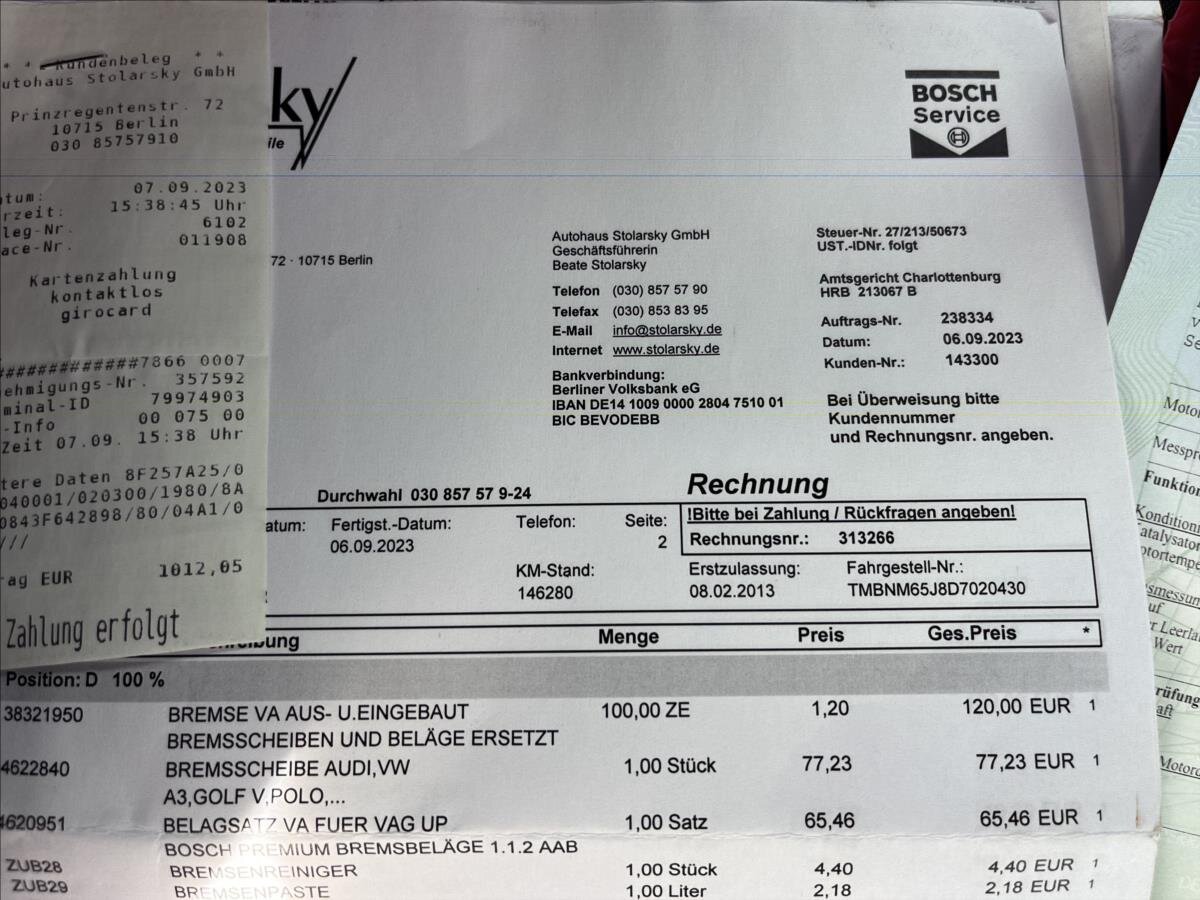Škoda Roomster MPV 1,2 l 63 kw