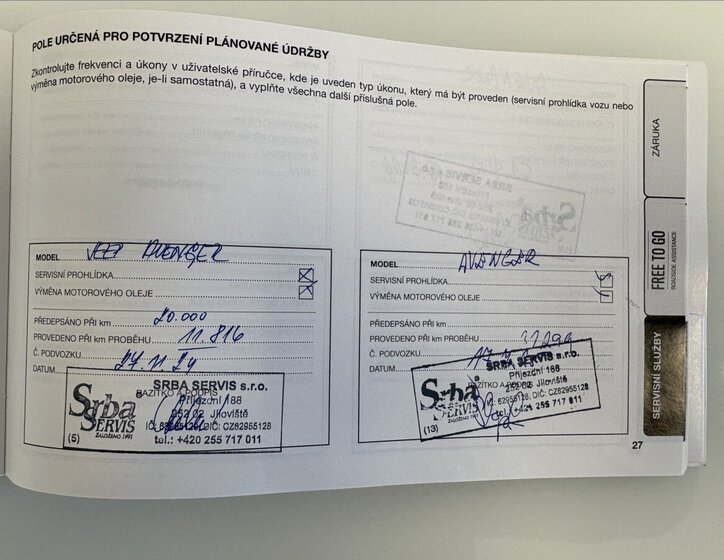 Jeep Avenger Sedan / Limuzína 1,2 l 74 kw