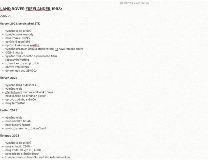 Land Rover Freelander SUV 2,0 l 72 kw