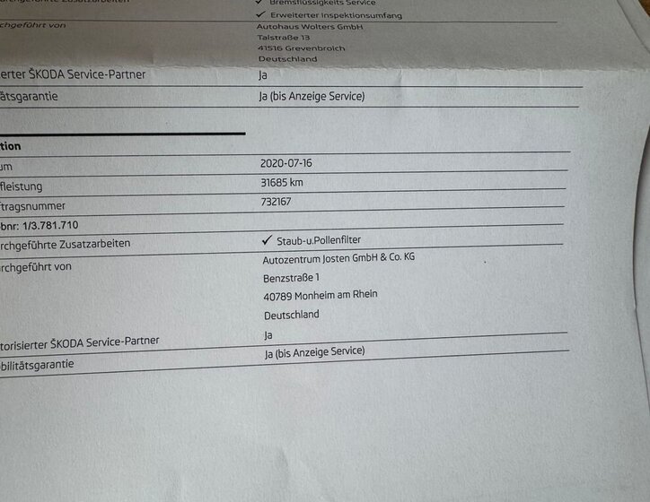 Škoda Octavia Kombi 1,5 l 110 kw