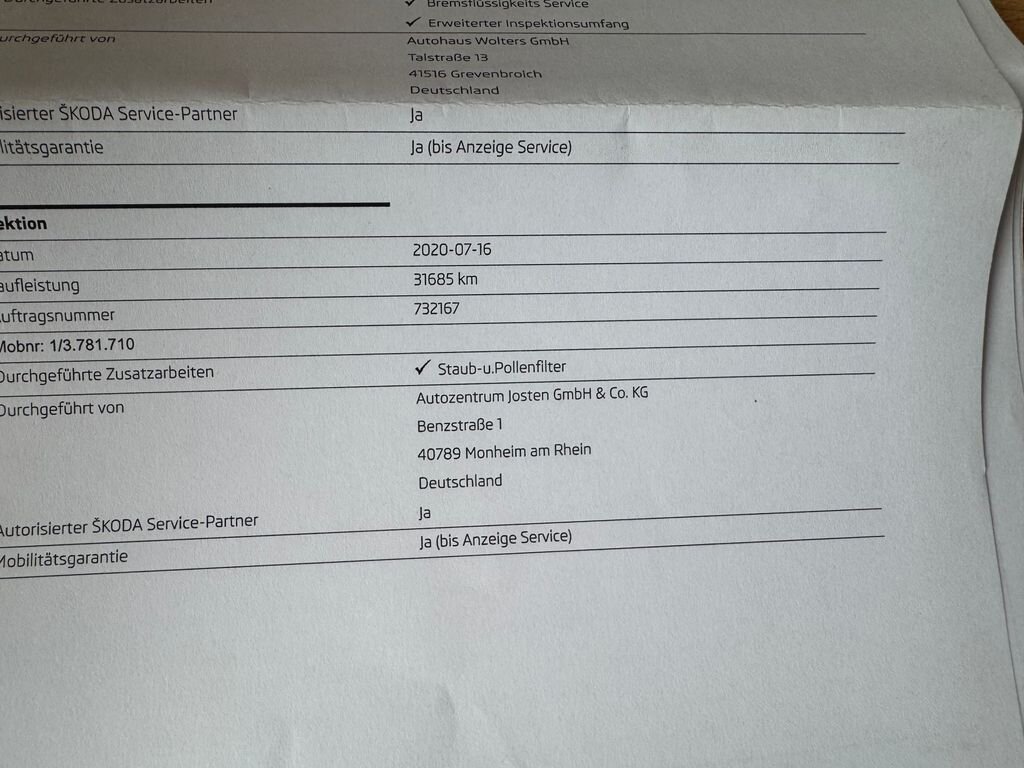 Škoda Octavia Kombi 1,5 l 110 kw