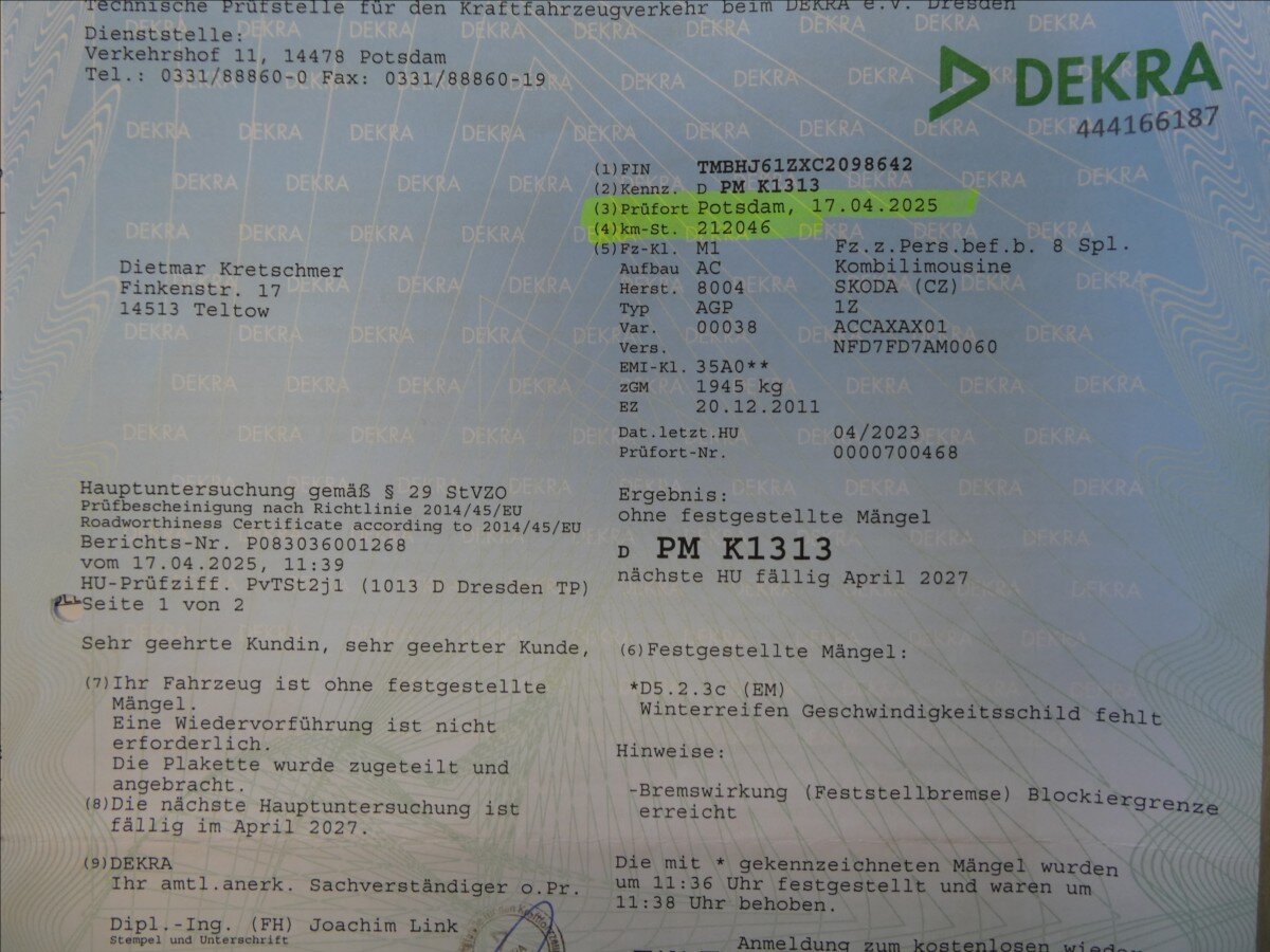 Škoda Octavia Kombi 1,4 l 90 kw