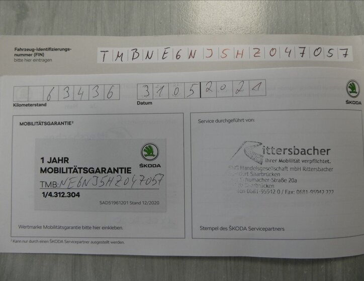 Škoda Fabia Hatchback 1,2 l 81 kw