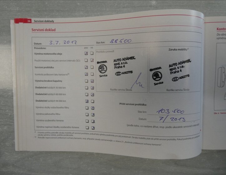 Škoda Octavia Sedan / Limuzína 1,6 l 75 kw