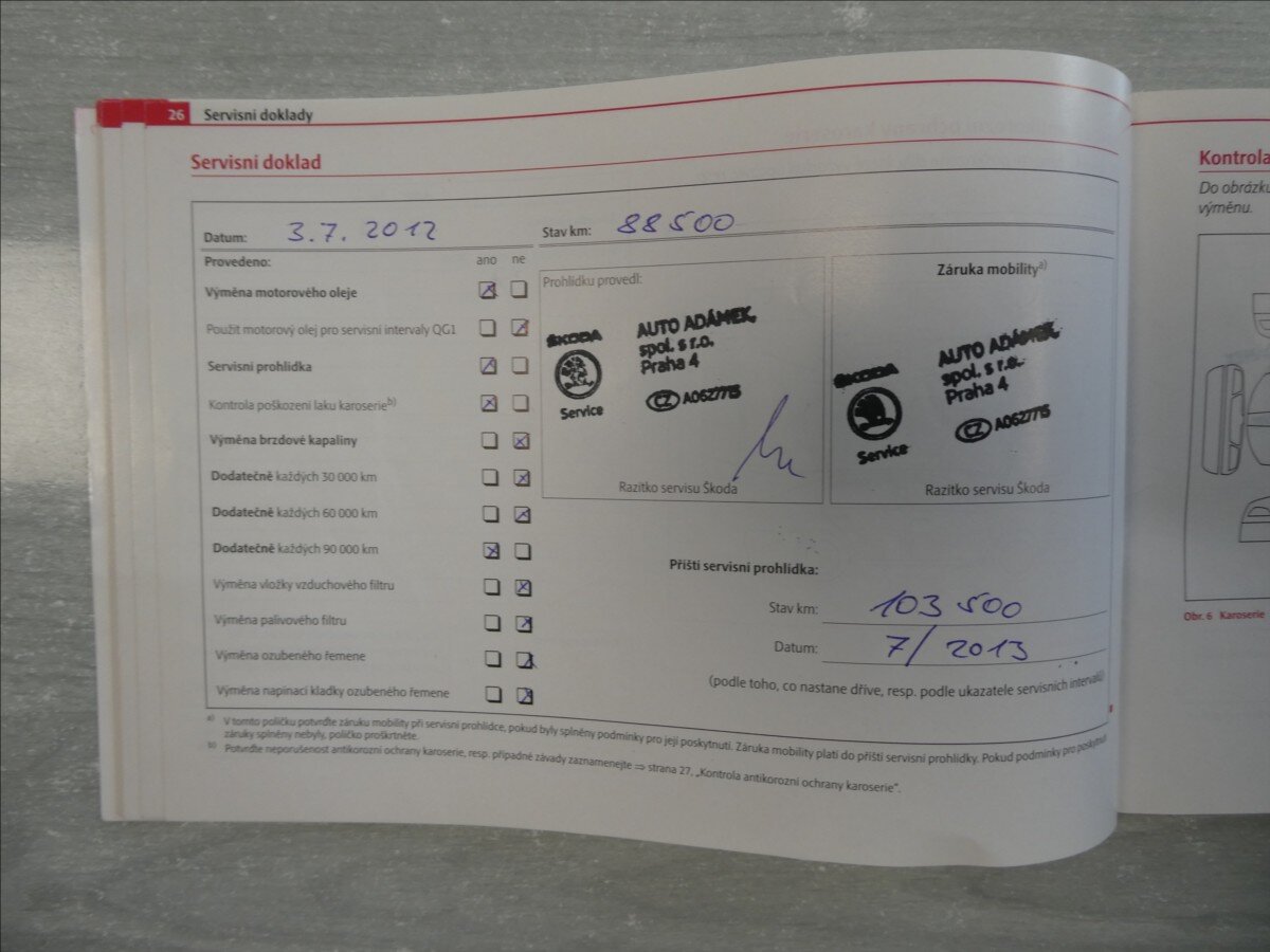 Škoda Octavia Sedan / Limuzína 1,6 l 75 kw