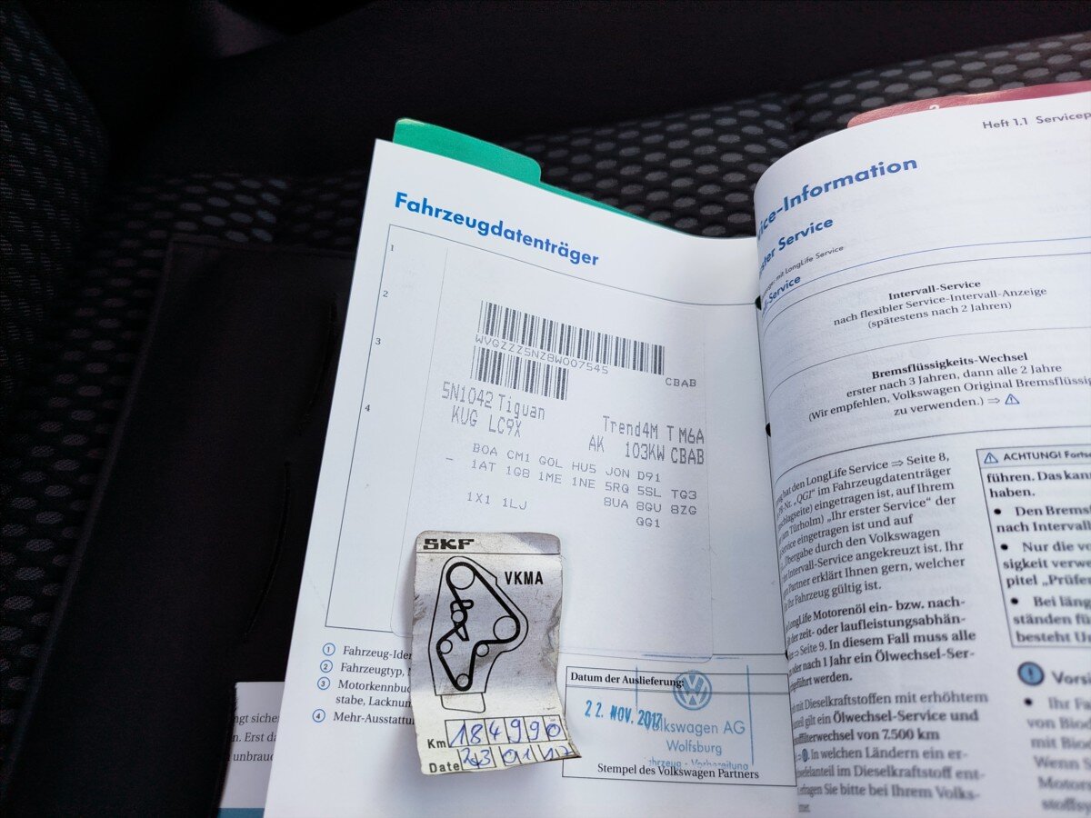 Volkswagen Tiguan SUV 2,0 l 103 kw