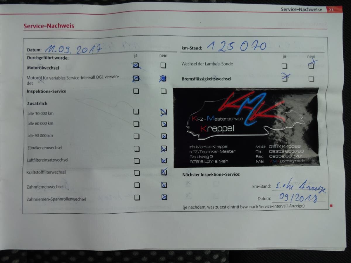 Škoda Octavia Kombi 1,8 l 118 kw