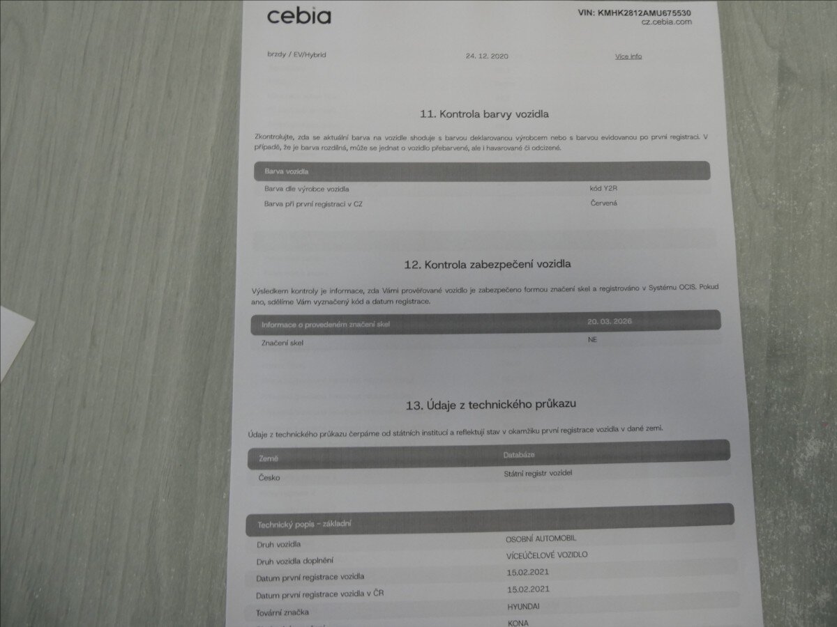 Hyundai Kona SUV / Terénní 998,0 88 kw