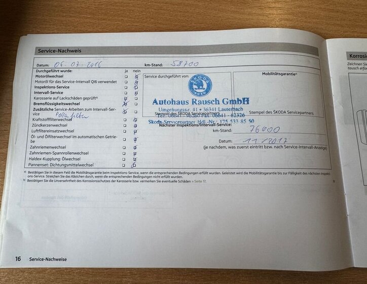 Škoda Octavia Kombi 1,2 l 77 kw