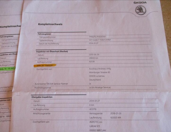 Škoda Yeti Kombi 1,4 l 90 kw