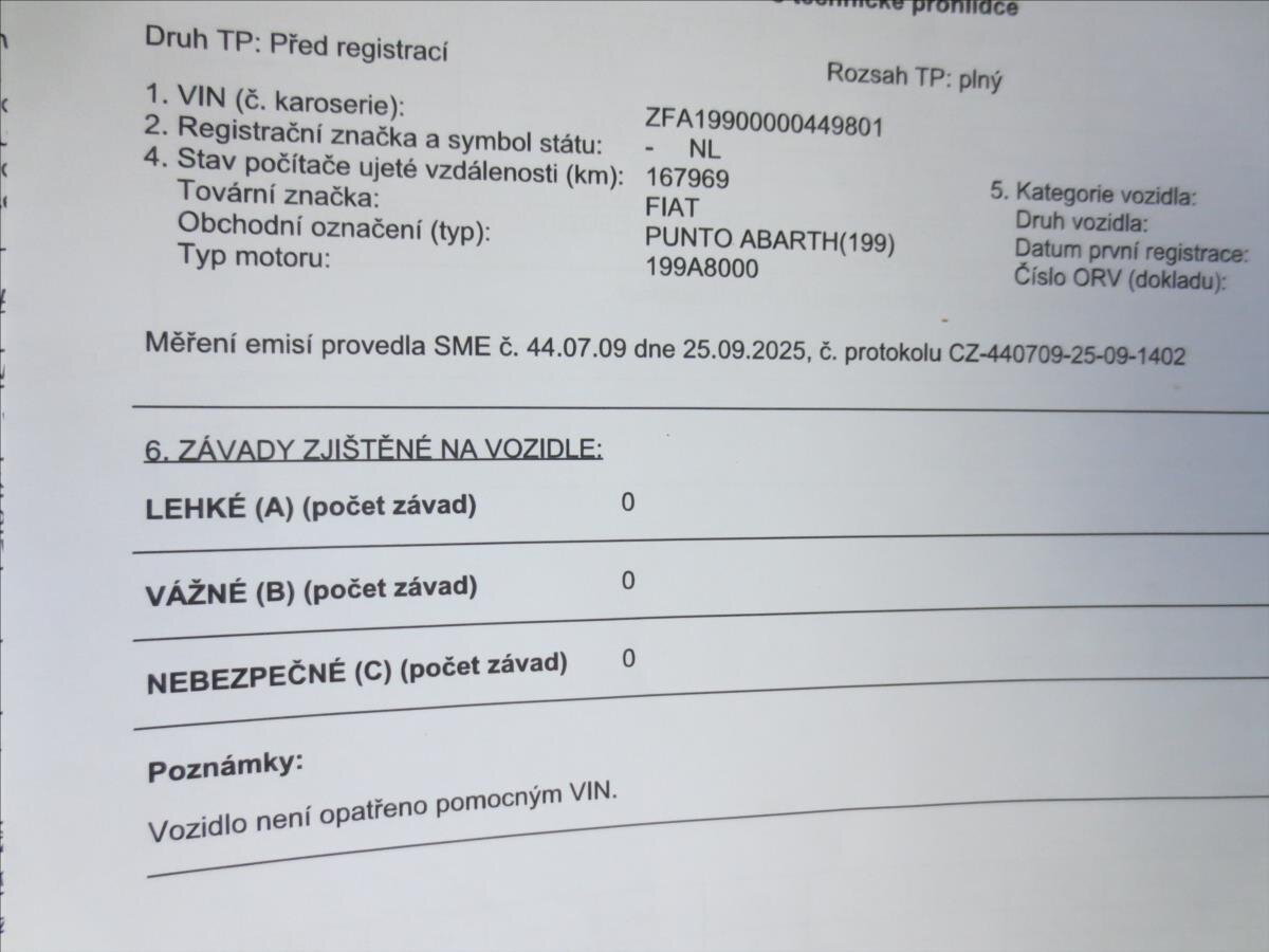 Fiat Grande Punto Hatchback 1,4 l 139 kw