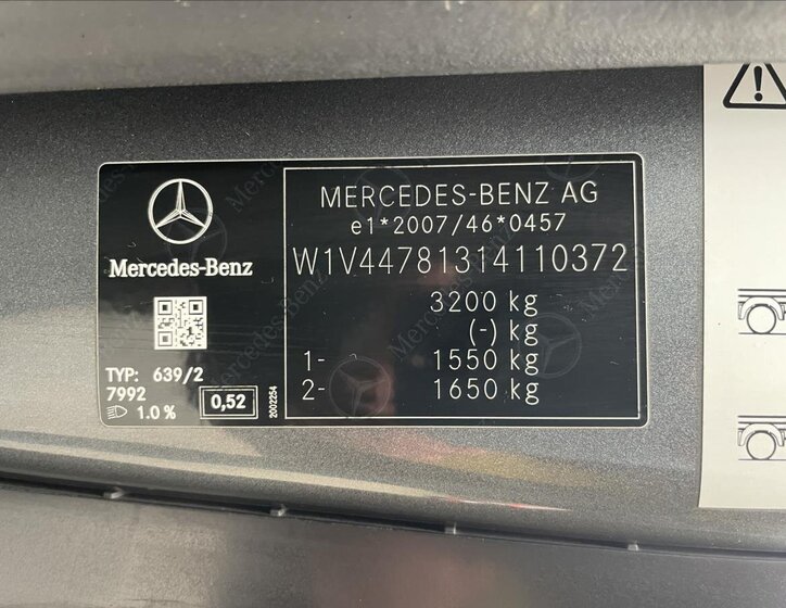Mercedes-Benz Třídy V MPV 2,0 l 174 kw