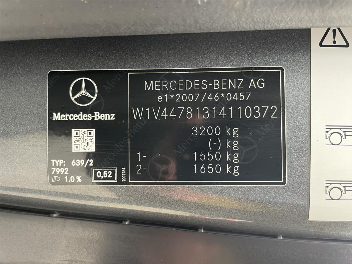 Mercedes-Benz Třídy V MPV 2,0 l 174 kw