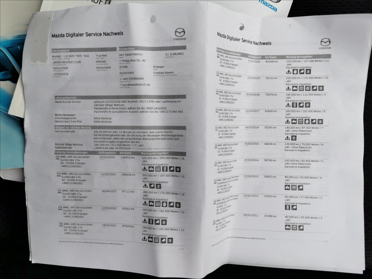 Mazda 2 Hatchback 1,3 l 55 kw