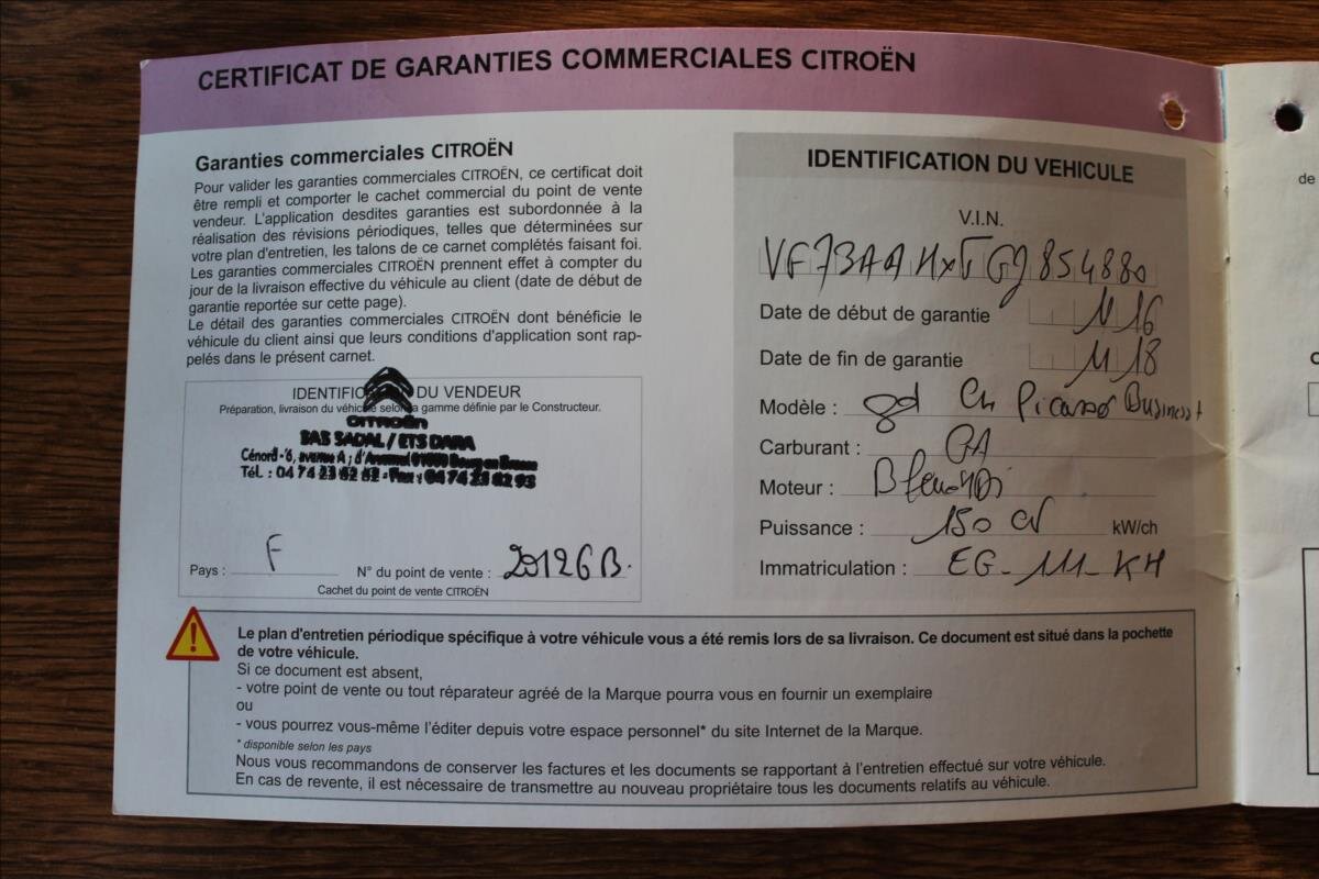 Citroën C4 Picasso MPV 2,0 l 110 kw