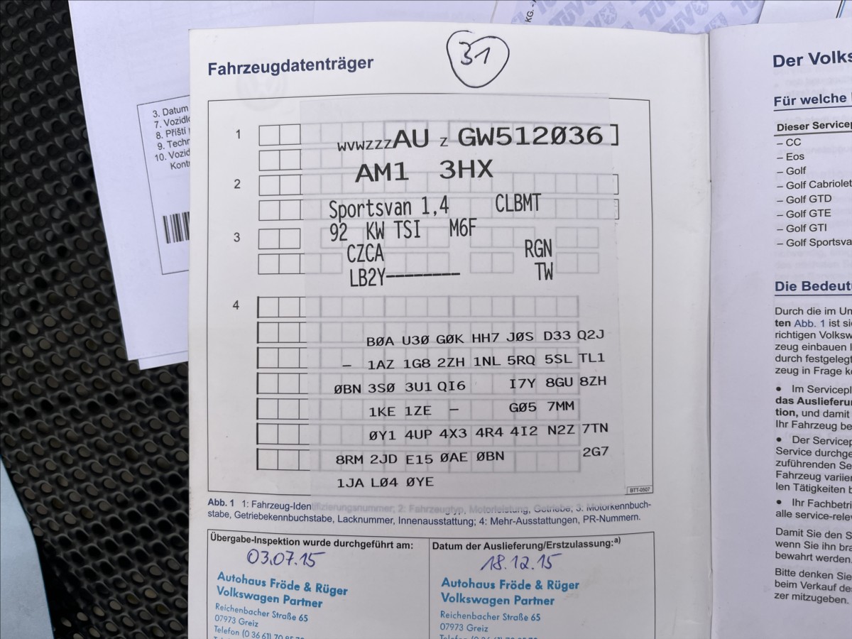 Volkswagen Golf Sportsvan