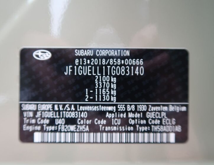 Subaru Crosstrek SUV 2,0 l 112 kw