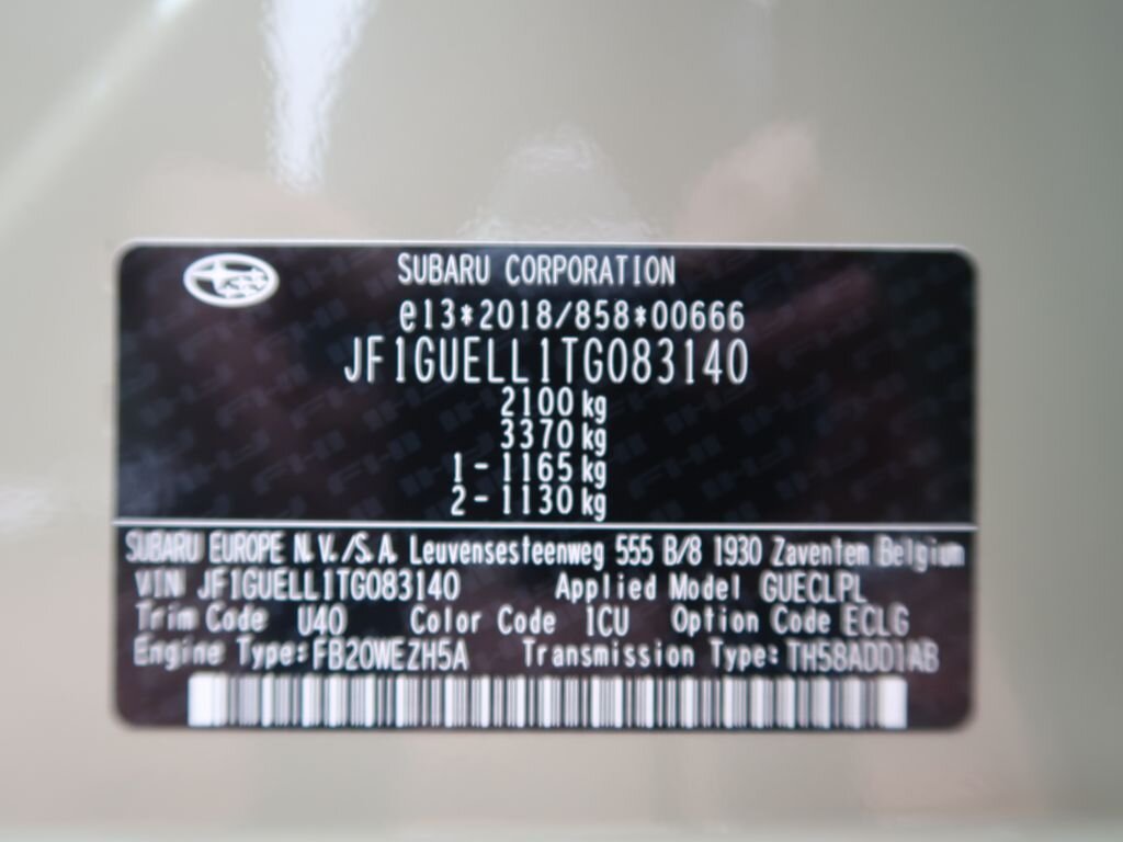 Subaru Crosstrek SUV 2,0 l 112 kw