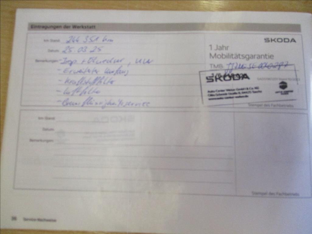 Škoda Octavia Kombi 2,0 l 110 kw