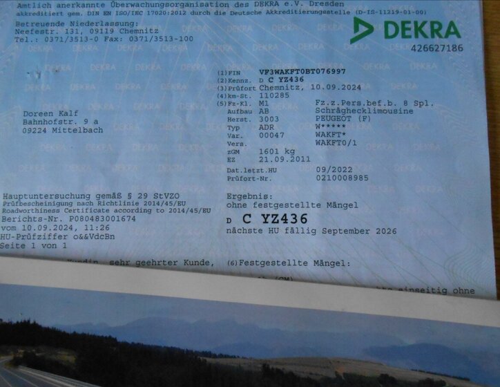 Peugeot 207 Hatchback 1,4 l 54 kw