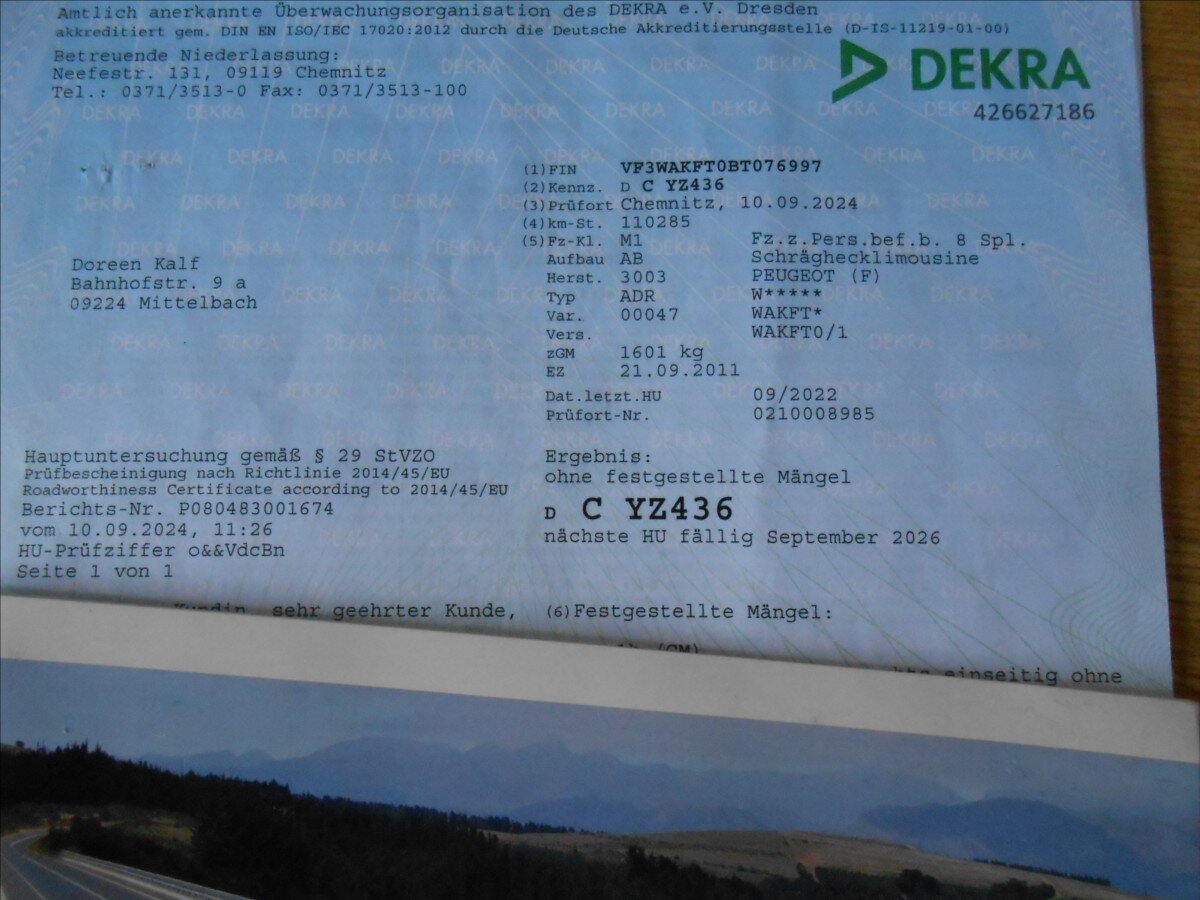 Peugeot 207 Hatchback 1,4 l 54 kw