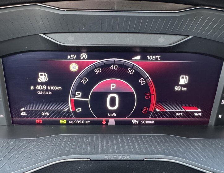 Škoda Superb Liftback 2,0 l 200 kw