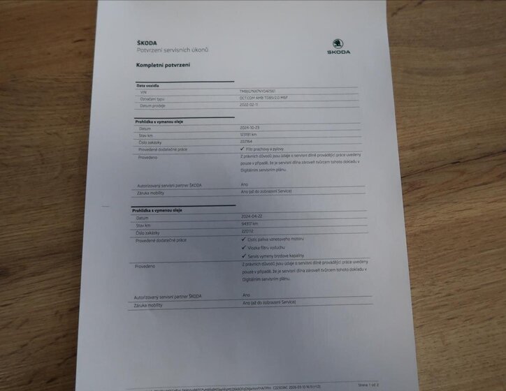 Škoda Octavia Kombi 2,0 l 85 kw