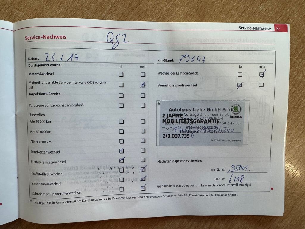 Škoda Fabia Kombi 1,2 l 51 kw