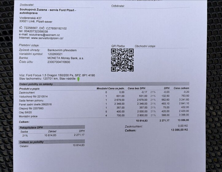 Ford Focus Kombi 1,5 l 110 kw