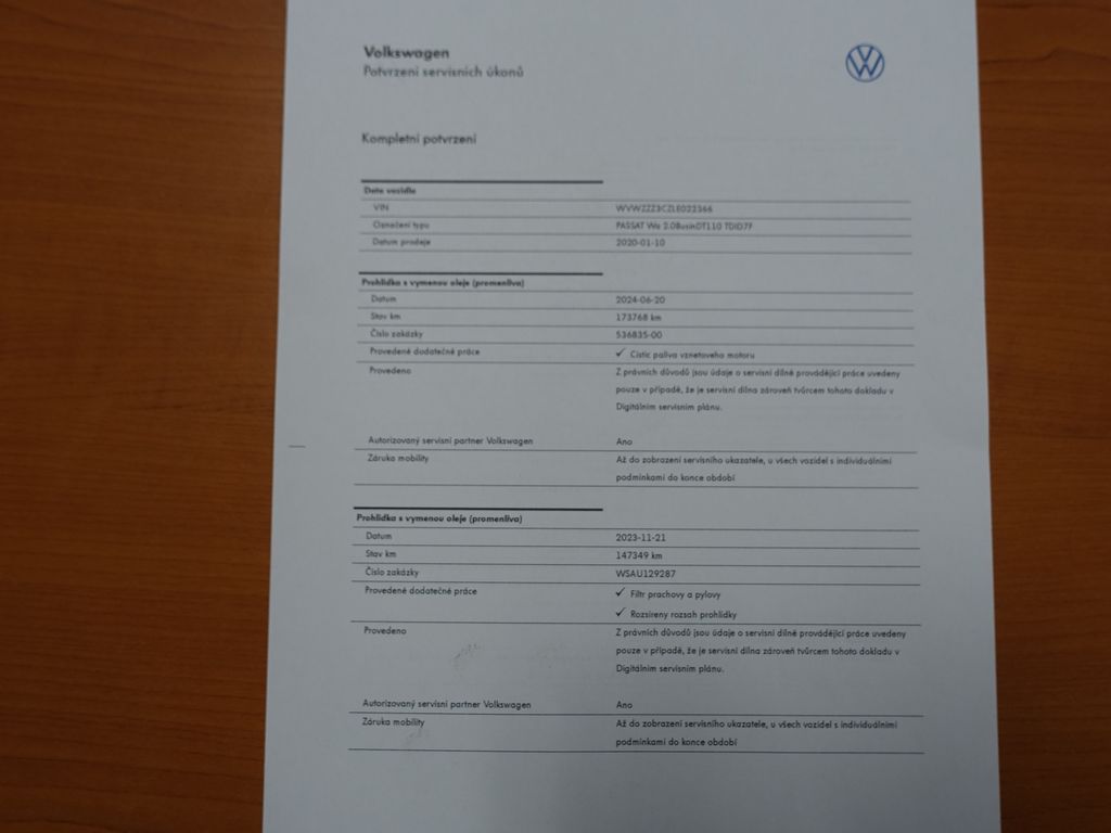 Volkswagen Passat Kombi 2,0 l 110 kw