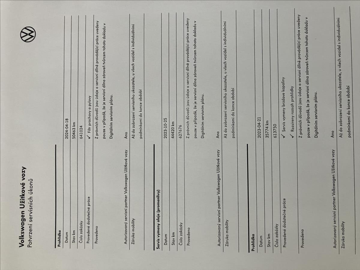 Volkswagen Transporter Valník 2,0 l 66 kw