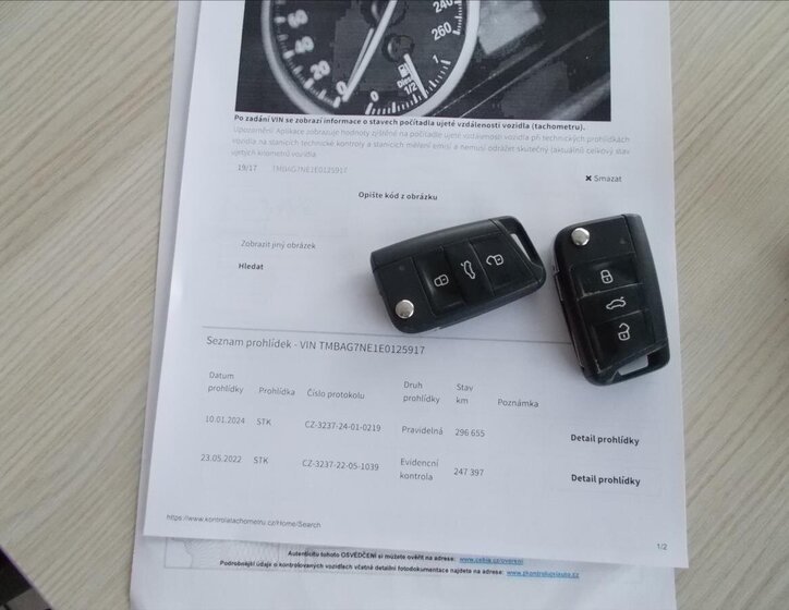 Škoda Octavia Sedan / Limuzína 1,6 l 77 kw