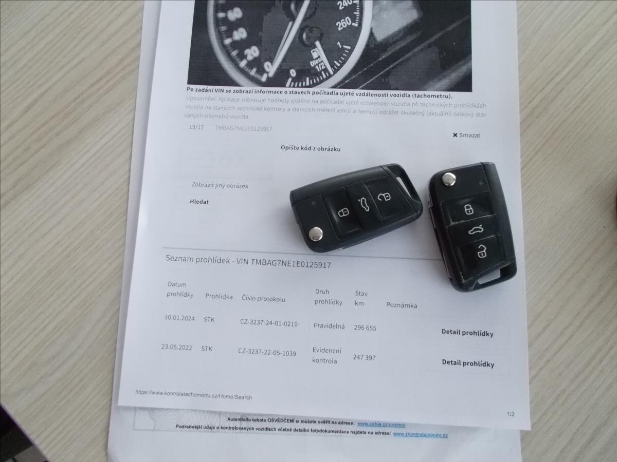 Škoda Octavia Sedan / Limuzína 1,6 l 77 kw