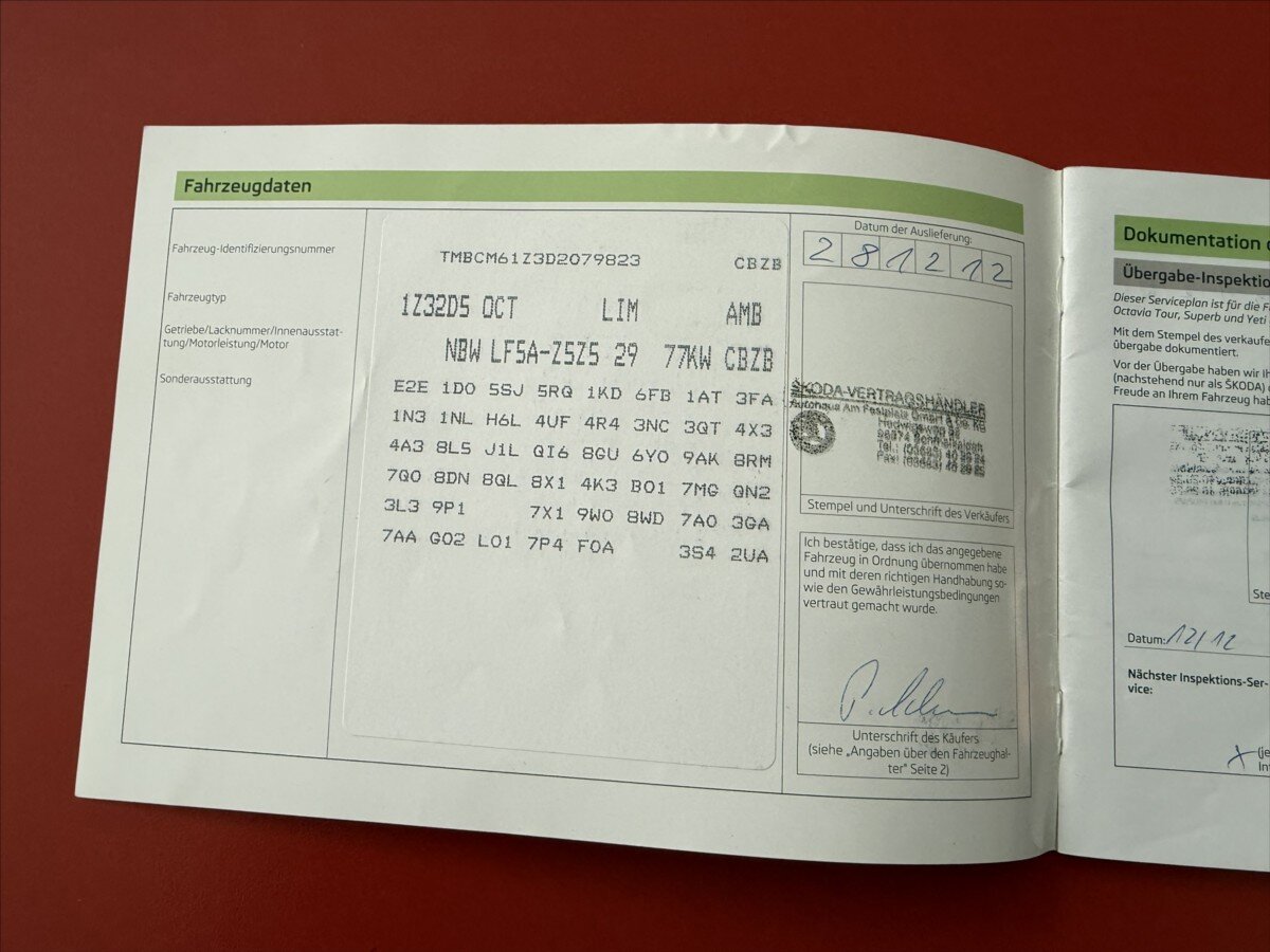 Škoda Octavia Liftback 1,2 l 77 kw