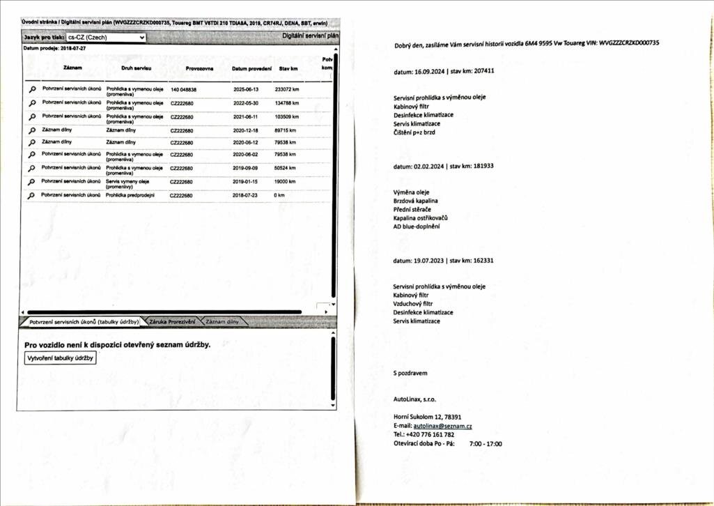 Volkswagen Touareg Kombi 3,0 l 210 kw