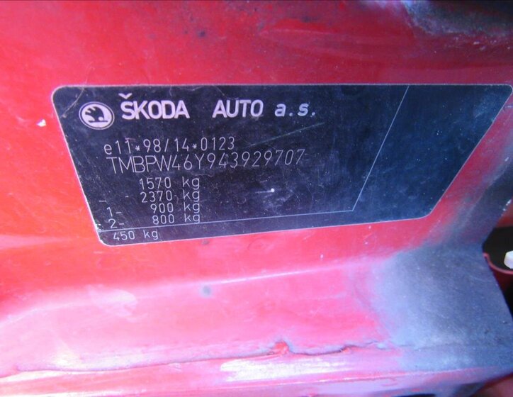 Škoda Fabia Hatchback 1,2 l 40 kw