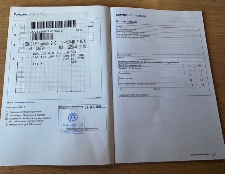 Volkswagen Tiguan SUV 2,0 l 125 kw