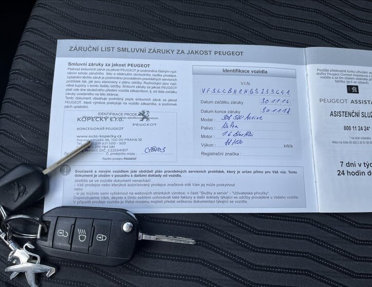 Peugeot 308 Kombi 1,6 l 88 kw