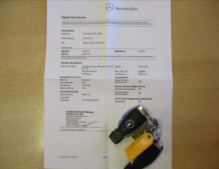 Mercedes-Benz Třídy E Kombi 2,1 l 150 kw