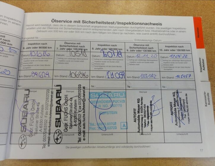 Subaru Legacy Kombi 2,0 l 110 kw