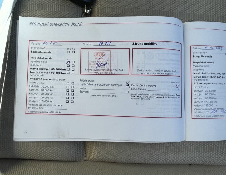 Audi A4 Sedan / Limuzína 1,8 l 110 kw