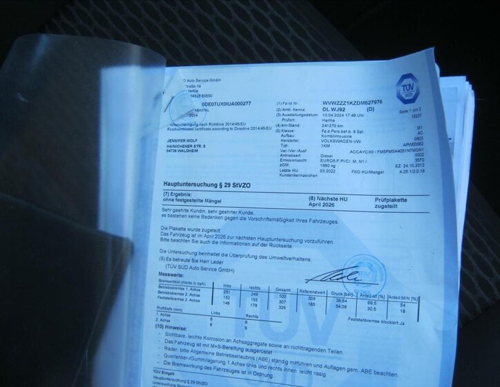 Volkswagen Golf Kombi 1,6 l 77 kw