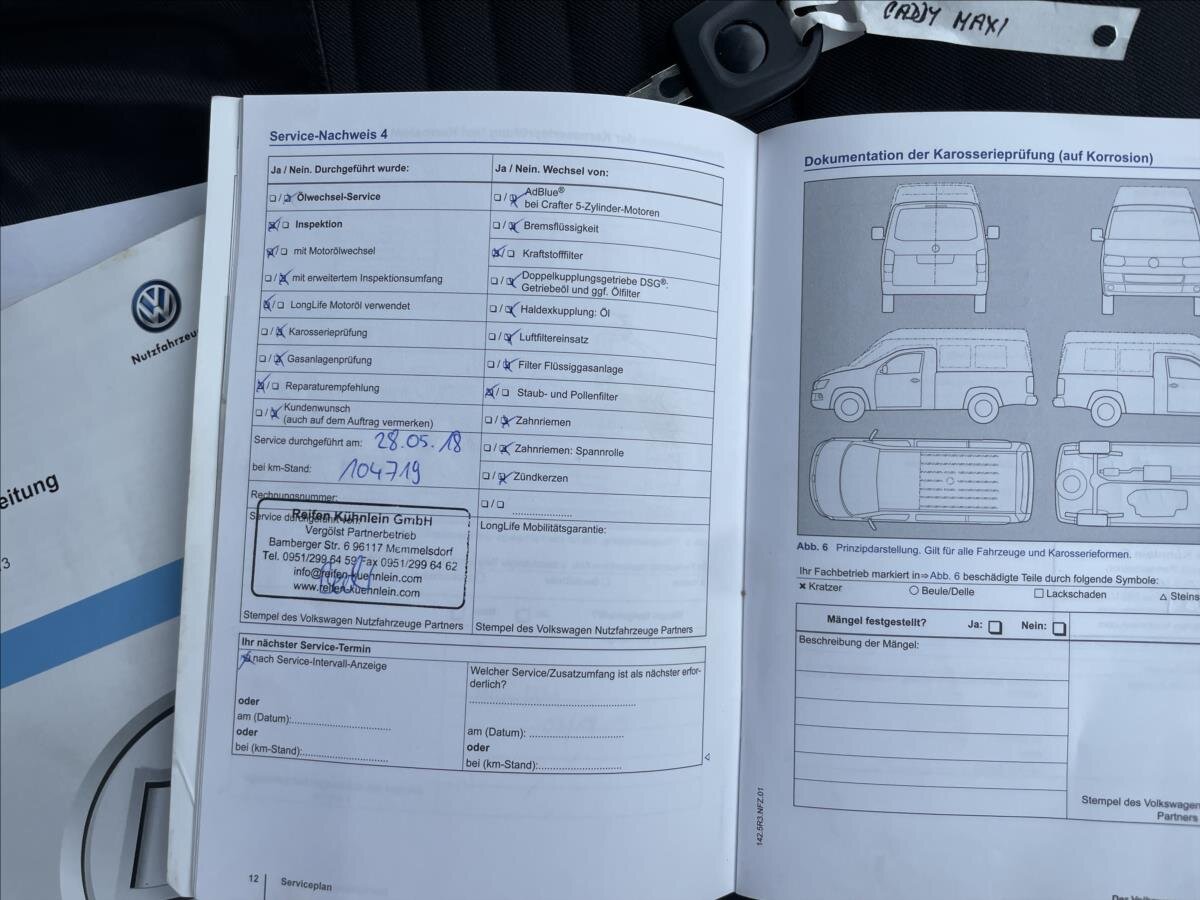 Volkswagen Caddy Kombi 2,0 l 103 kw