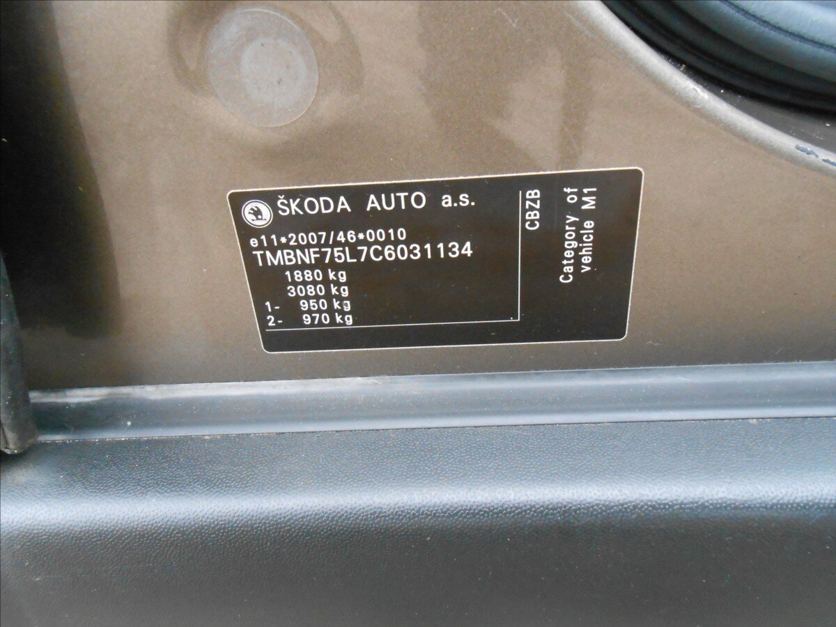 Škoda Yeti Kombi 1,2 l 77 kw