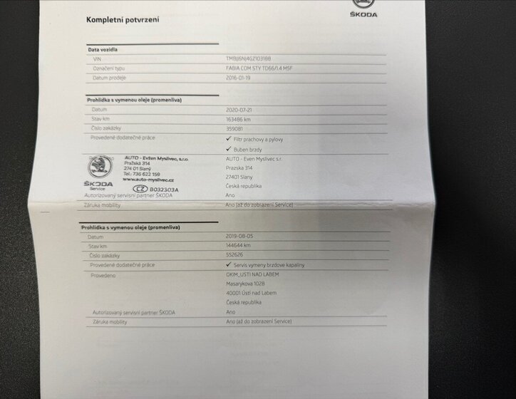Škoda Fabia Kombi 1,4 l 66 kw